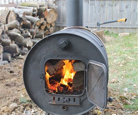 how to make a wood stove for garage